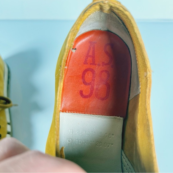 A.S.98 Yellow Gold Leather Trainers | 40 - Picture 5 of 9